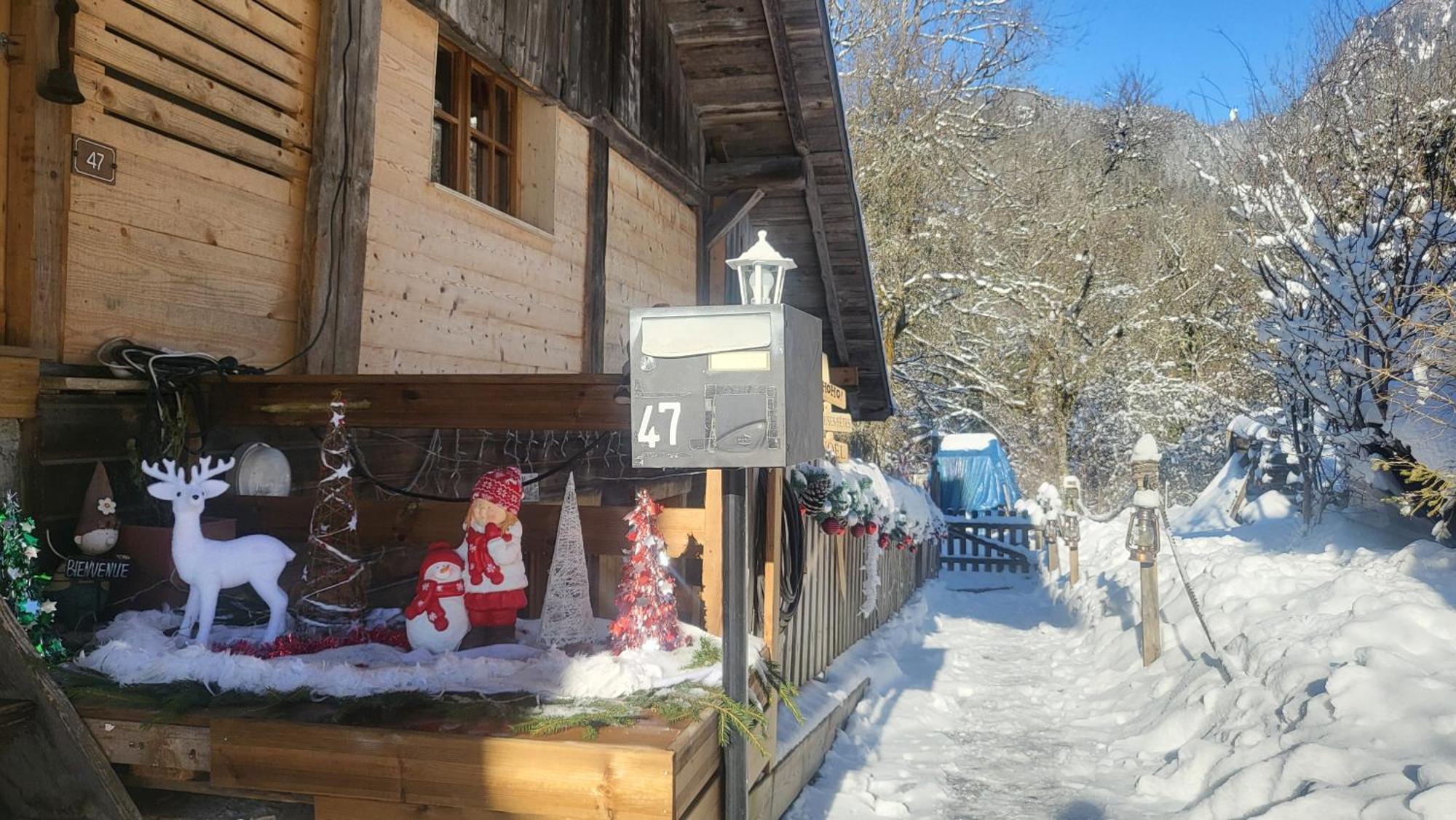 Le Nid Des Cerfs Bed & Breakfast Essert-Romand Bagian luar foto
